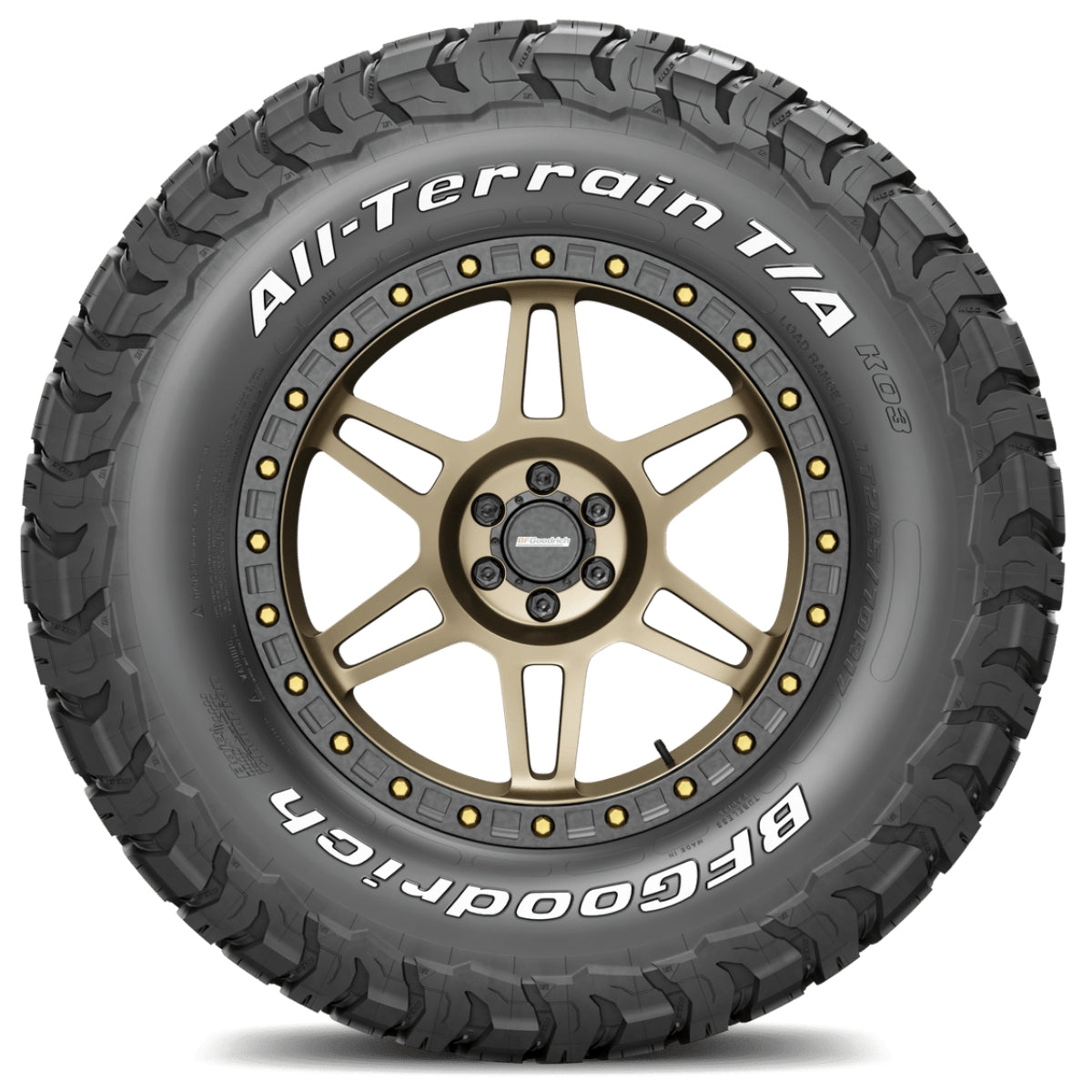 Llanta 285/70R17 126/123S Bfgoodrich All-Terrain T/A KO3 TL LRE RWL